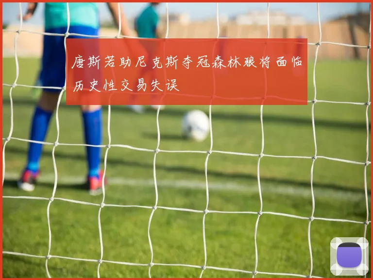 唐斯若助尼克斯夺冠森林狼将面临历史性交易失误